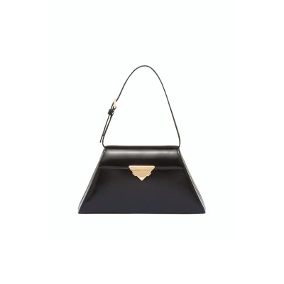 PRADA SPAZZOLATO LEATHER SHOULDER BAG 1BD342 (34*19*8cm) 